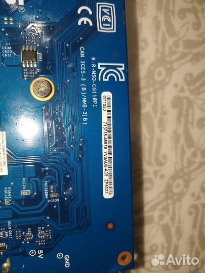 Видеокарта gt 1030 2gb gddr5 asus