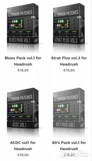 Headrush Prime/Pedalboard. Лучший пакет пресетов