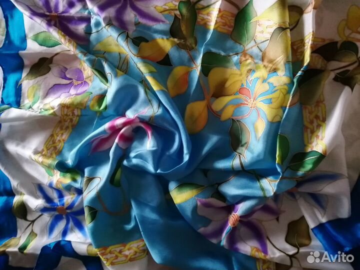 Rosa Parks подписной платок натуральный шёлк 90х90