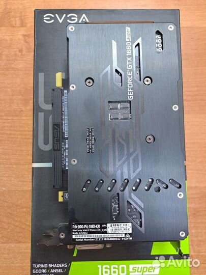 Видеокарта gtx 1660 super 6gb