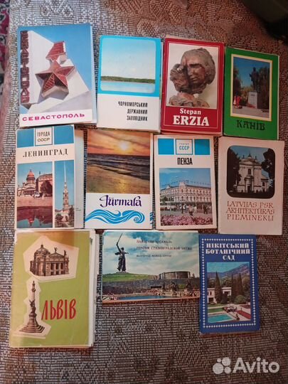 Наборы открыток 60-70гг