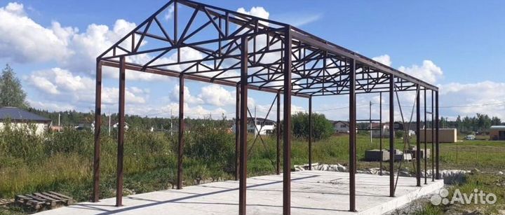 Каркас навеса на заказ, бесплатная доставка в пред