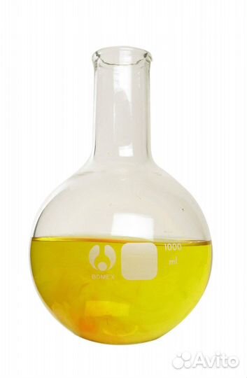 Колба плоскодонная П-2-4000, 4000 мл, без шлифа