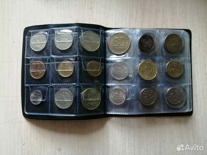 Альбом с монетами 72 шт