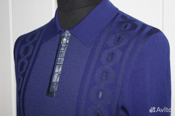 Эксклюзивное поло zilli с крокодилом все размеры