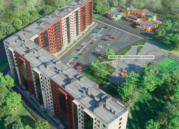 2-к. квартира, 41,3 м², 1/10 эт.