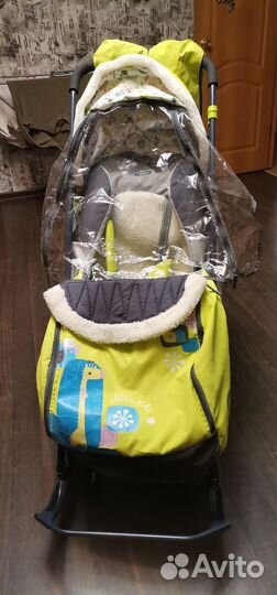 Санки коляска nika kids