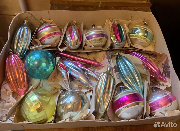 Елочные игрушки СССР