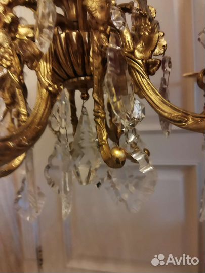 Антикварная старинная люстра