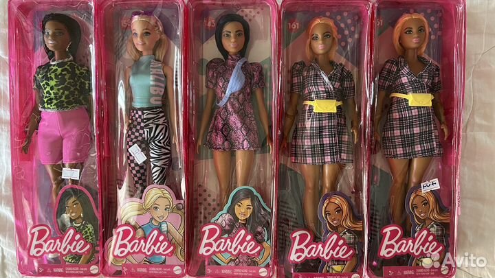 Игрушки Barbie, EnchanTimals, Winx, Cave Club