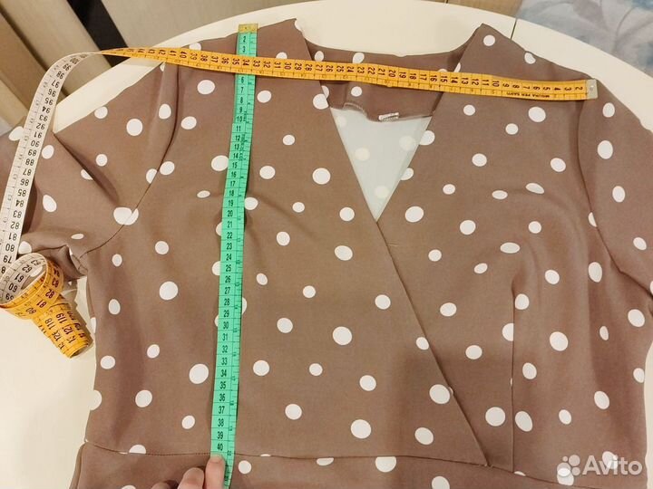 Платье в горошек 50 52