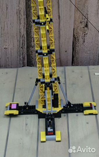 Lego, башенный кран, пакетом