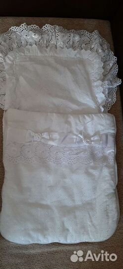 Детский конверт на выписку