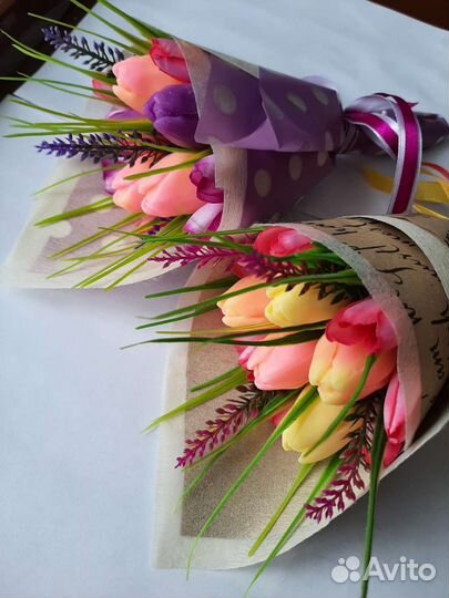 Букет из мыла 