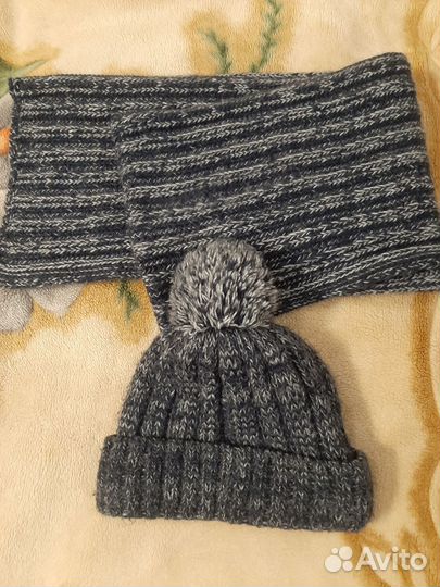 Комплект шапка и шарф