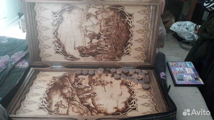 Нарды из дерева ручной работы