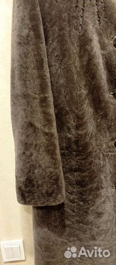 Шуба стриженный мутон 52