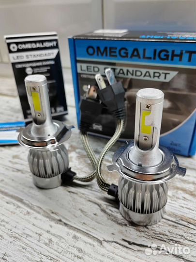 Лампы светодиодные автомобильные Н4 LED