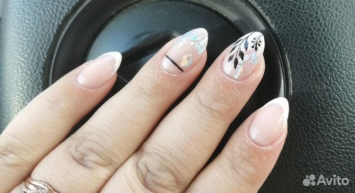 Маникюр, покрытие гель лака, наращивание