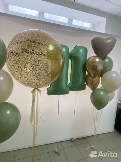 Фонтаны из шаров