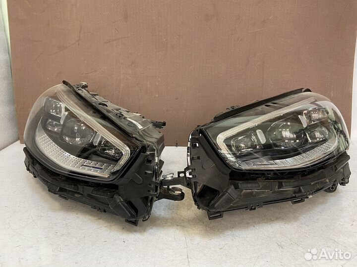 Фары без блоков на Mercedes w223 digital light