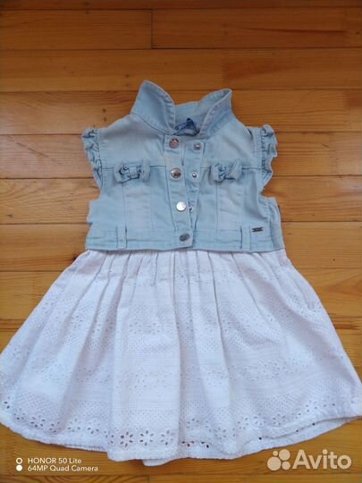 Платье для девочки 86 92