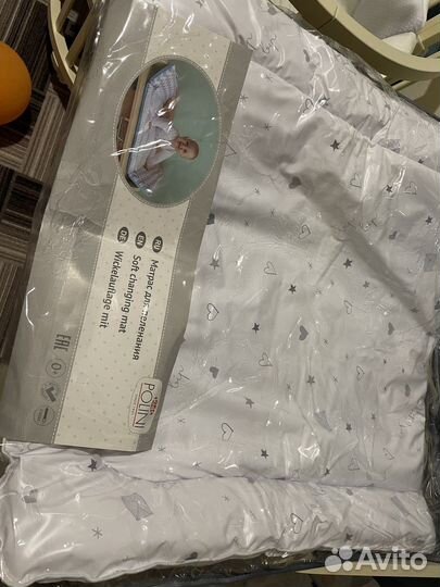 Матрас для пеленания Polini kids French Teddy