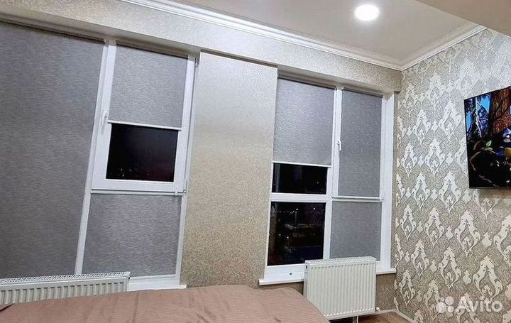 Рулонные шторы зебра