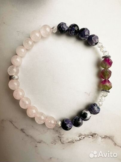 Браслеты детские с натуральными камнями