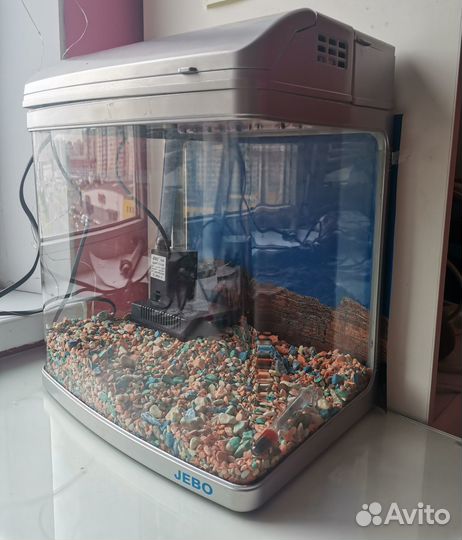 Аквариум jebo R331 - 20л 31,5*23,5*37см 1*8Вт