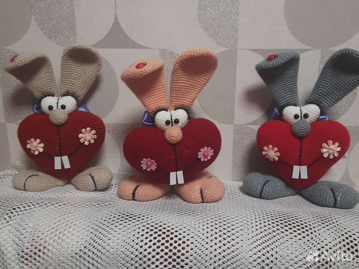 Вязаные игрушки ручной работы