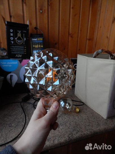 Лампа настольная лофт