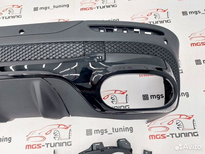 Диффузор 45 AMG черный Mercedes GLB X247