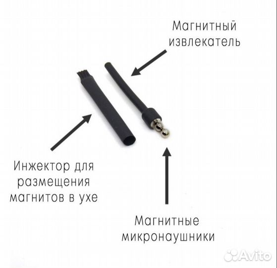 Микронаушники магнитные