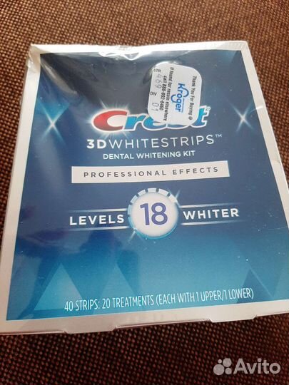 Паста Crest 3d white отбеливающие полоски