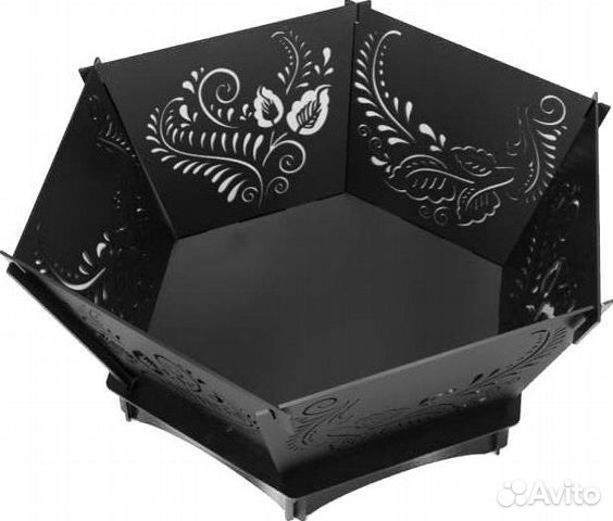 Костровая чаша Гжель