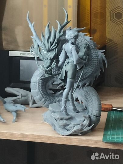 Модели,Фотополимерная 3D печать, Моделирование, 3Д