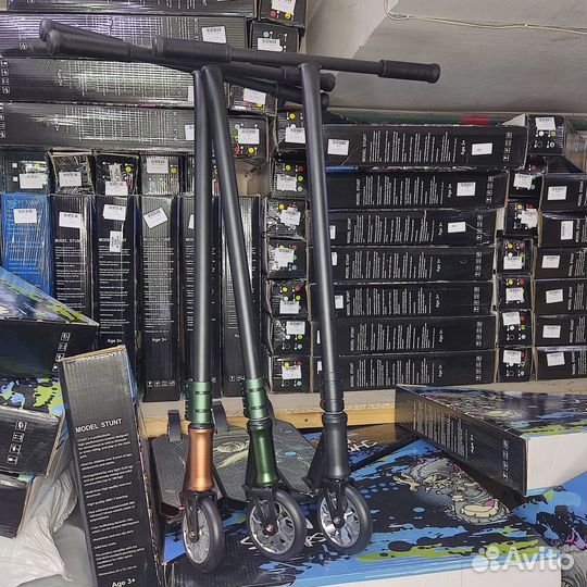 Самокат Трюковой leader 120мм оптом