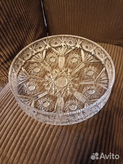Блюдо для фруктов. Хрусталь