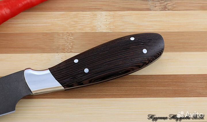 Кухонный нож Шеф № 1 овощной сталь Х12мф