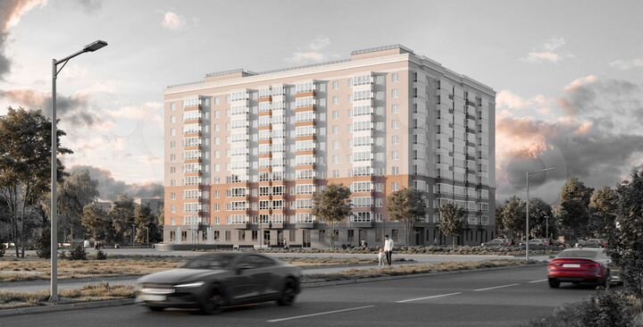 2-к. квартира, 53,4 м², 7/11 эт.