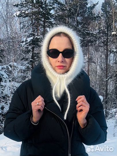 Капор из ангоры 80