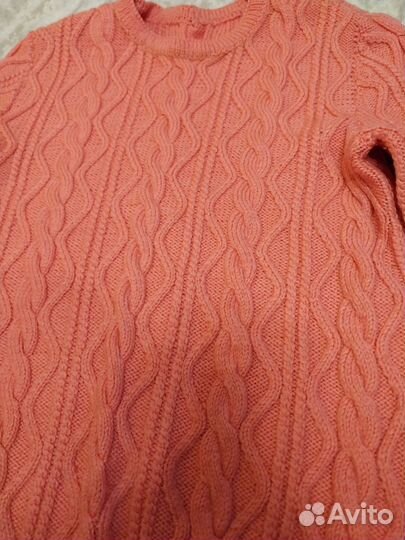Вязаный свитер ручная работа 44 размер