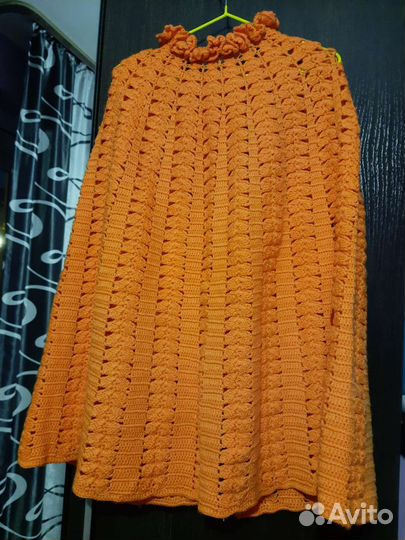 Пончо детское ручная работа