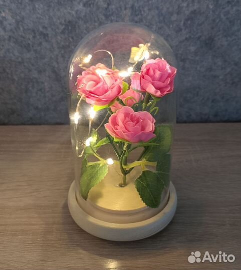 Розы в колбе