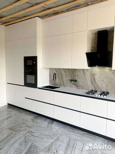 Кухня Палермо. Белая кухня вар.15478