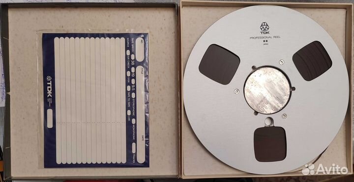 Катушка магнитофонная бобина №27 TDK алюминиевая