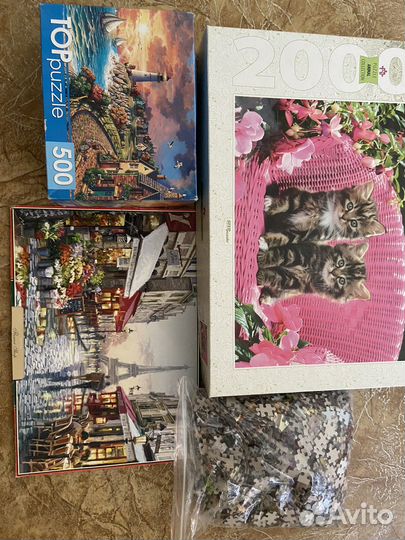 Пазлы 2000, 1000, 500