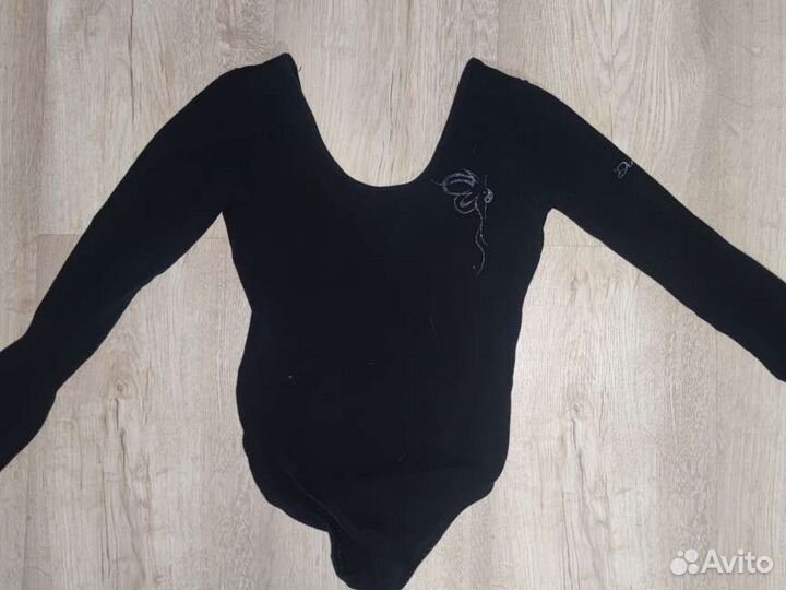 Купальник для танцев черный 134