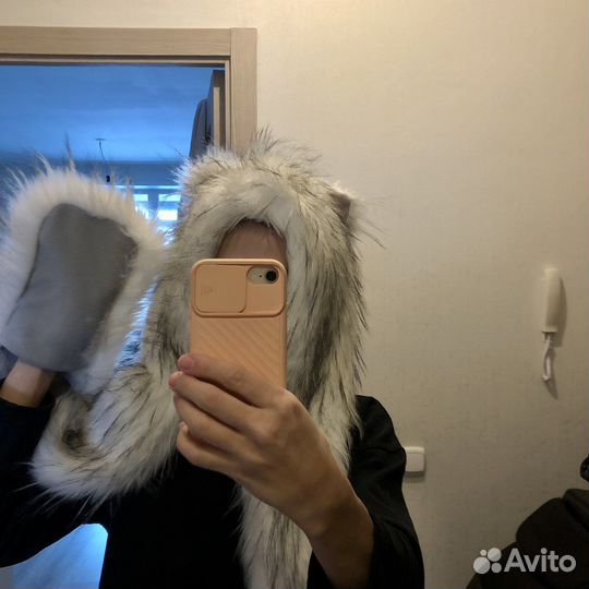 Шапка женская с ушками